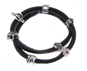 Charms Delfine silber